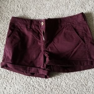 Maroon shorts
